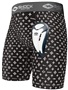 Shock Doctor Black/White Lux Core Compression Short With Bio-Flex Cup Adult Youth