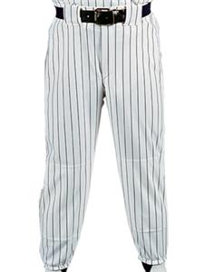 white baseball pants with black stripe