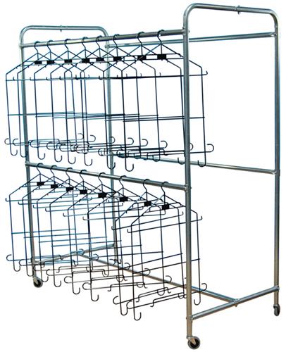 Football Uniform Hanger Rack - Holds 48 Uniforms - Football Equipment ...