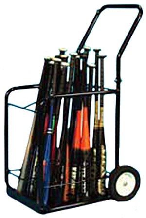 TC Sports Baseball Storage Bat Rack Cart