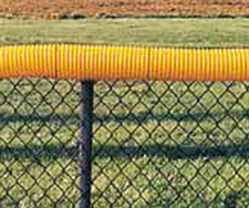 TC Sports Yellow Fence Protector Tubing Guard - Soccer Equipment and Gear