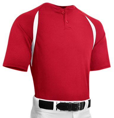 Captain 2 Youth Two Button Placket Baseball Jersey. Decorated in seven days or less.
