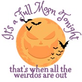 Epic Adult/Youth Full Moon Tonight Weirdos Hocus Pocus Cotton Graphic T-Shirts