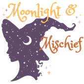 Epic Adult/Youth Moonlight & Mischief Witch Magic Moon Cotton Graphic T-Shirts