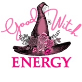 Epic Ladies Good Witch Energy Wicked Pink Hat V-Neck Graphic T-Shirts