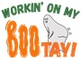 Epic Adult/Youth Workin' On My BOOtay Bootie Ghost Squats Cotton Graphic T-Shirts