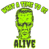 Epic Adult/Youth What Time Be Alive Frankenstein Monster Cotton Graphic T-Shirts