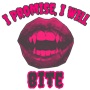 Epic Adult/Youth I Promise I Will Bite Vampire Monsters Cotton Graphic T-Shirts