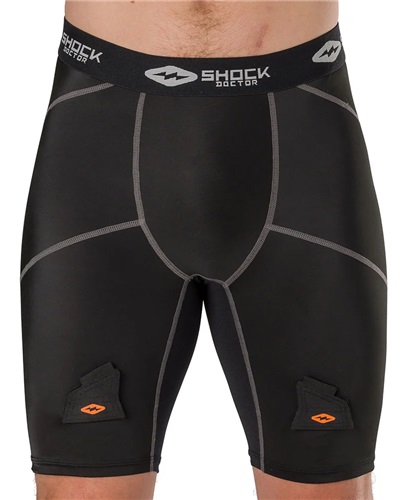 Shock Doctor Compression Hockey Short with Bio-Flex Cup Adult Youth