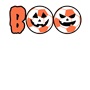 Epic Ladies Boo Soccer Pumpkins Jack O' Lanterns V-Neck Graphic T-Shirts