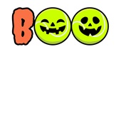 Epic Adult/Youth Boo Tennis Pumpkins Jack O' Lanterns Cotton Graphic T-Shirts