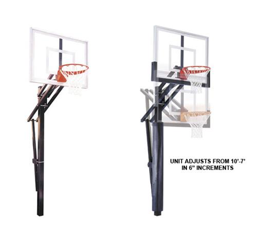 First Team Slam III Adjustable Basketball System