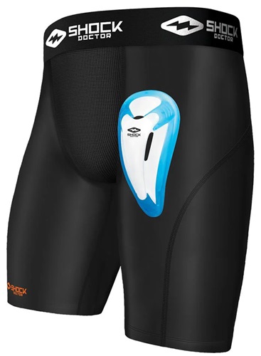 Shock Doctor Core Compression Short with Bio-Flex Cup Adult Youth