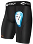 Shock Doctor Core Compression Short with Bio-Flex Cup Adult Youth