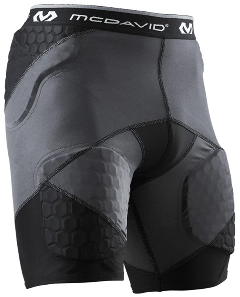 Thudd McDavid HEX Thudd Cross Compression Short Adult - Soccer Equipment and Gear