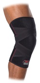 McDavid Cross Compression Knee Sleeve with Adjustable Compression Straps