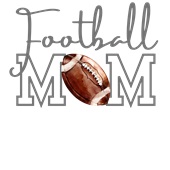 Epic Ladies Football Mom School Club Team Sports Fan V-Neck Graphic T-Shirts