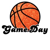 Epic Adult/Youth Game Day Basketball Glitter Style Bling Cotton Graphic T-Shirts