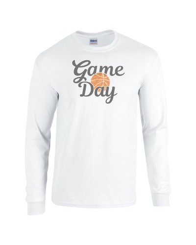 Epic Game Day Basketball College Pro Fan Long Sleeve Cotton Graphic T-Shirts. Free shipping.  Some exclusions apply.