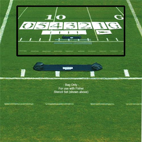 Fisher 6' Football Stencil Set Carry Bags