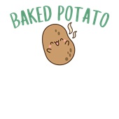 Epic Adult/Youth Baked Potato Is Me Thanksgiving Meme Cotton Graphic T-Shirts