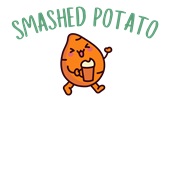 Epic Ladies Smashed Potato Is Me Thanksgiving Meme V-Neck Graphic T-Shirts