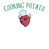 Epic Adult/Youth Cooking Potato Is Me Thanksgiving Meme Cotton Graphic T-Shirts