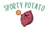 Epic Ladies Sporty Potato Is Me Thanksgiving Meme V-Neck Graphic T-Shirts