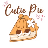 Epic Adult/Youth Cutie Pie Pumpkin Thanksgiving Cotton Graphic T-Shirts