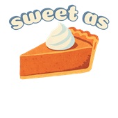 Epic Ladies Sweet As Pumpkin Pie Thanksgiving Fall V-Neck Graphic T-Shirts