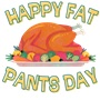 Epic Adult/Youth Happy Fat Pants Day Thanksgiving Feast Cotton Graphic T-Shirts