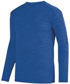 Adult Shadow Tonal Heather Long Sleeve Sports Tee