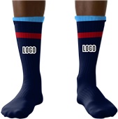 Custom Sublimated "Bandit" 8" Mid-Calf Knit Socks for Sports Teams