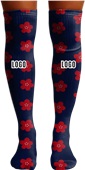 Custom Team Sports Socks - Sublimated Over-the-Knee Socks - "Blossom"