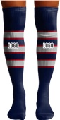 Custom Team Sports Socks - Sublimated Over-the-Knee Socks - "Rival"