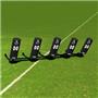Fisher 5 Man Football Boomer Sleds w/ Round Pads