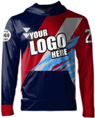 Sublimated Fleece-Lined Hoodie - "ScratchedUp" Custom Team Gear