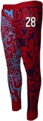 Sublimated Modern Tapered Stretch Fleece Joggers - "StreetPop"
