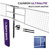 Carbon Ultralite Volleyball Net Center Upright System (3.5" Floor Sleeve) NFHS, NCAA, USVBA
