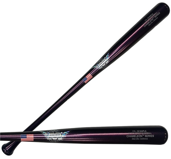 CHAMELEON SERIES メープルバット M Powered CHAMELEON™ Color Changing Maple Baseball Bat