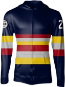 Custom Sublimated Full-Zip Fleece Hooded Jacket - Bandit