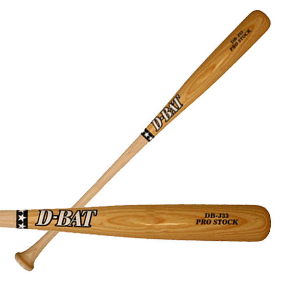 E24838 DBat Pro StockJ33 Full Dip Ash Baseball Bats