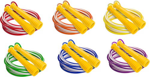 Deluxe XU Jump Ropes, Multiple Lengths Set of 6 - Closeout Sale
