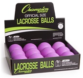 NCAA NFHS Official Lacrosse Balls (1 Dozen) PURPLE