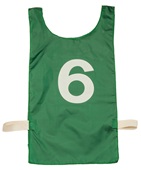 Youth Numbered Heavyweight Nylon Pinnies (1 - DOZEN)