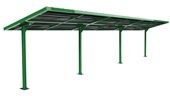 30FT Cantilever Dugout Steel Cover 340830C