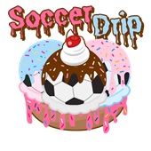 Epic Adult/Youth Soccer Drip Ice Cream Sundae Drip Cotton Graphic T-Shirts