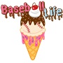 Epic Baseball Life Ice Cream Cone Pink Drip Long Sleeve Cotton Graphic T-Shirts