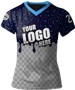 Sublimated Womens/Girls V-Neck Jersey - Custom "WaffleCone" Cool Performance Tee