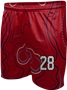 All-Sport Sublimated 7" Game Short - Custom "Topographic" Cool Performance Game Gear